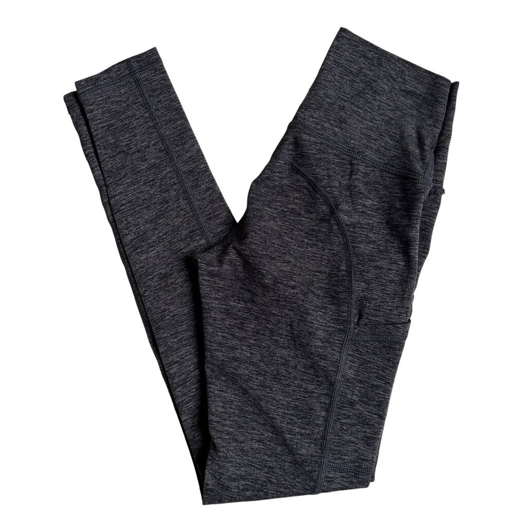 OFFLINE By Aerie The Hugger High Waisted Pocket Legging (Charcoal Heather) XS
